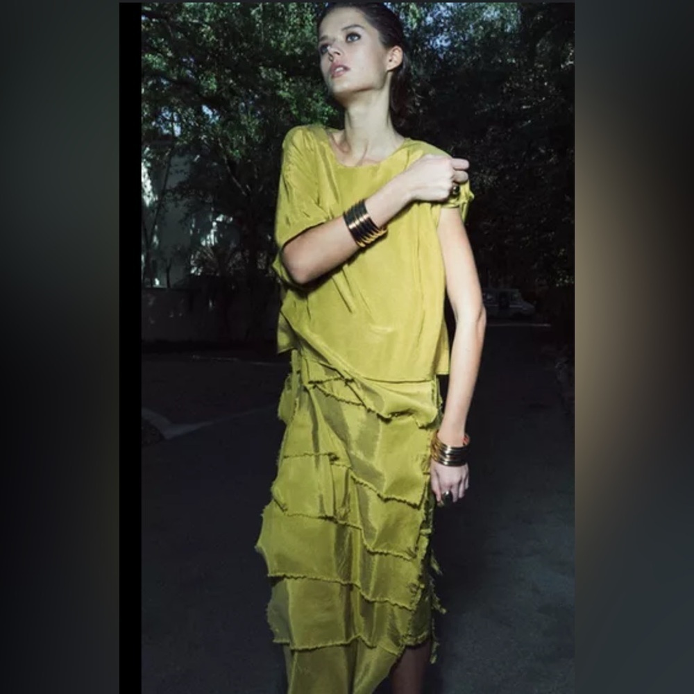 🔥🔥Zara ZW collection Ruffled Dress